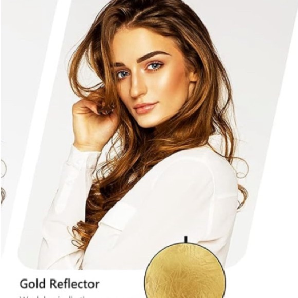 Photography - Light Reflector Light Diffuser - Gold - 42 Inches Diameter - Picture 2 of 7